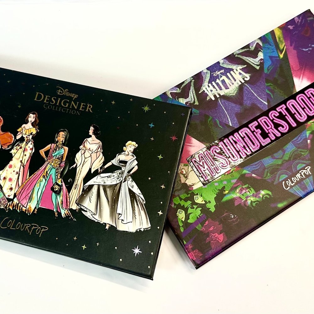 BNWB Colourpop Disney Bundle **Villains Misunderstood and Designer Collection**